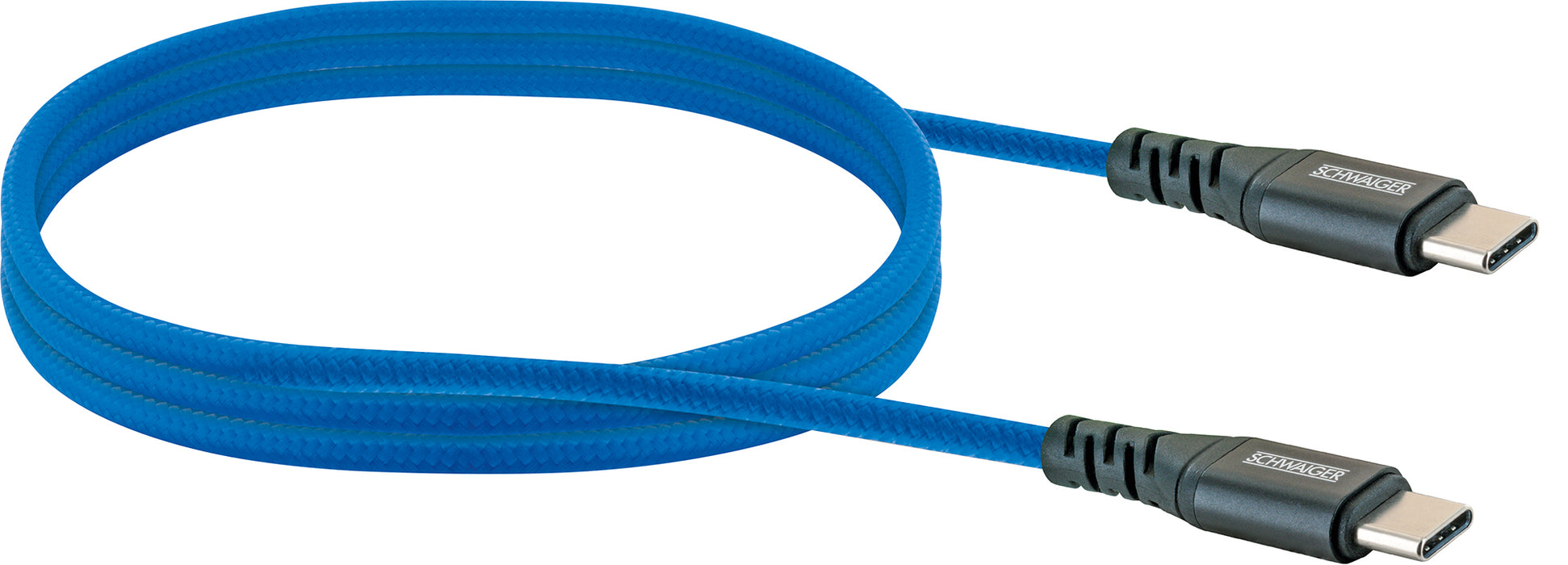 USB-C auf USB-C Kabel rot/grün/blau 1,2 m