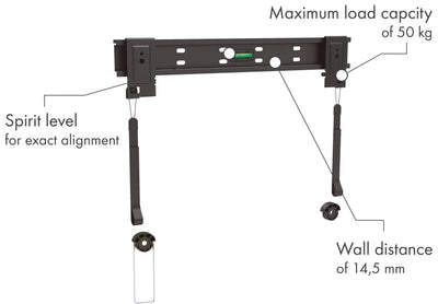 TV Wandhalter (fix) bis 55 Zoll