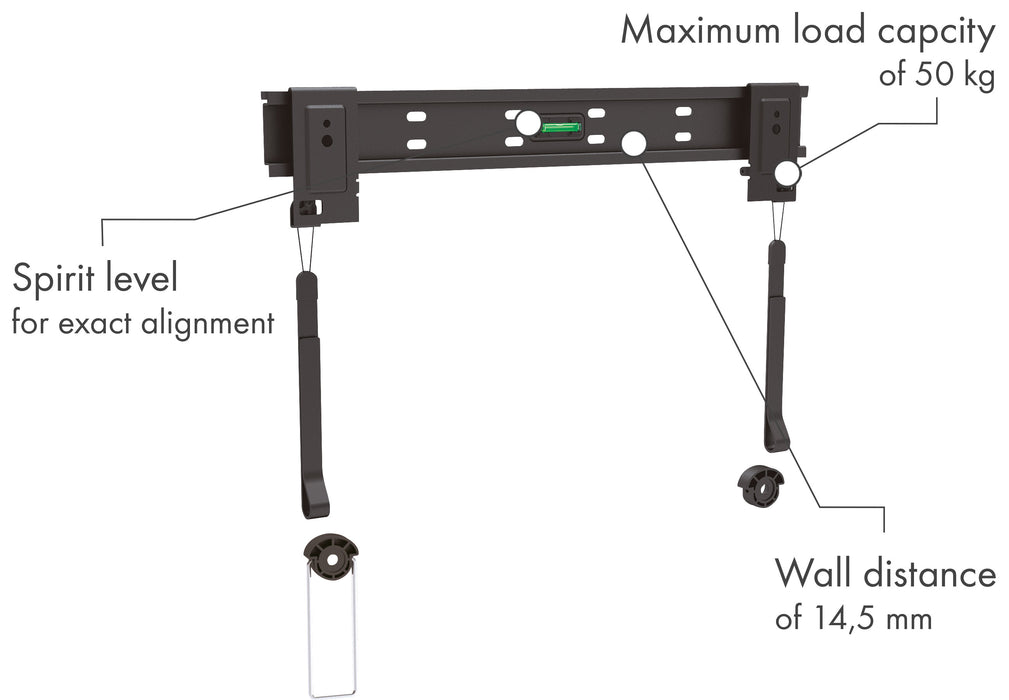 TV Wandhalter (fix) bis 55 Zoll