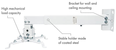 Wand- und Deckenhalter für Projektoren & Beamer