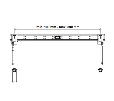TV Wandhalter (fix) 42 - 70 Zoll