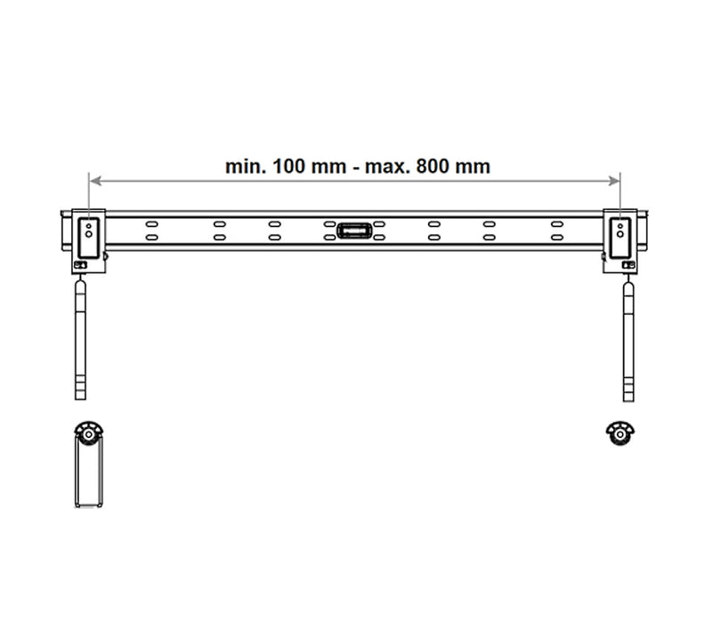 TV Wandhalter (fix) 42 - 70 Zoll
