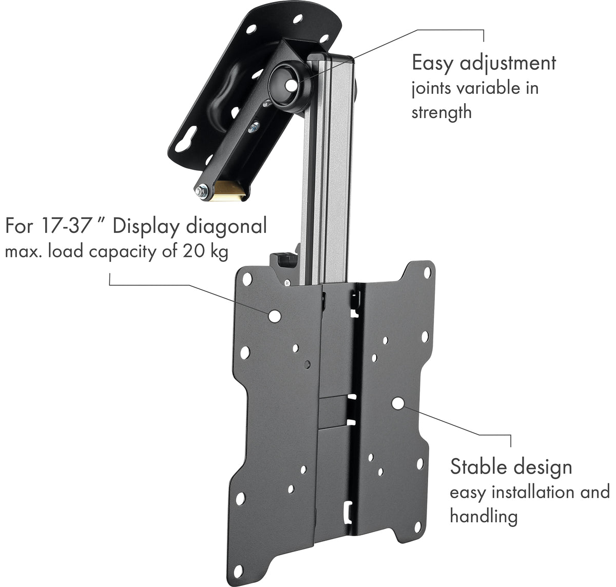 TV ceiling and sloping ceiling bracket "MOTION 7"
