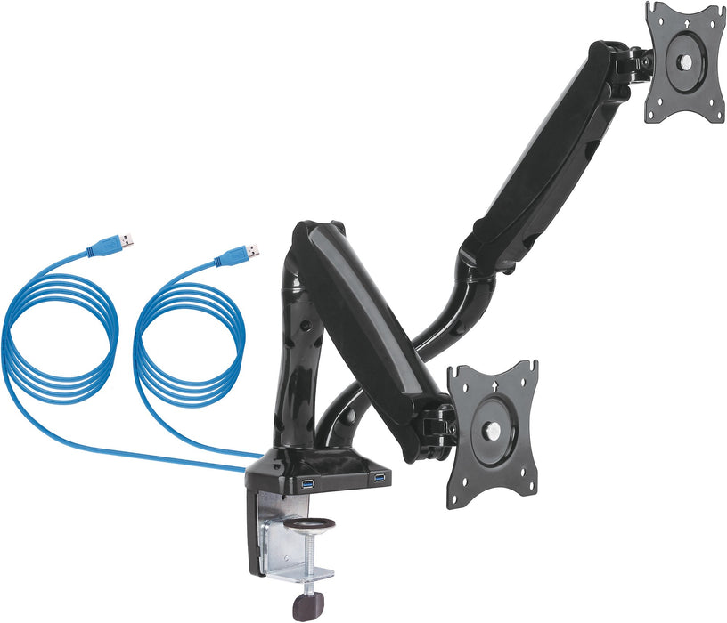 Monitor Tischhalter "FULL MOTION 2" für 2 Monitore bis 29 Zoll