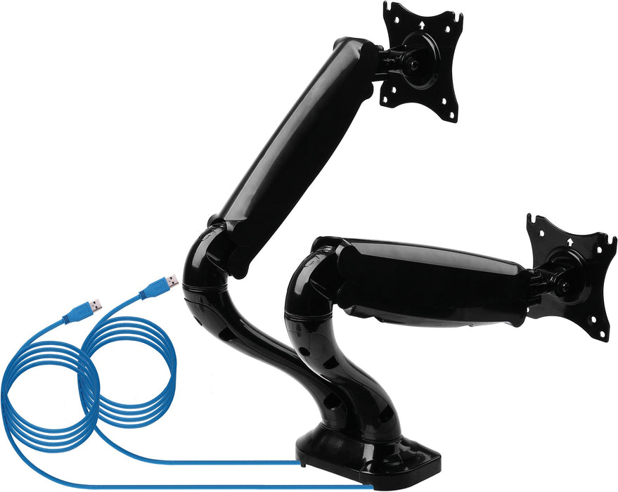 Monitor Tischhalter "FULL MOTION 2" für 2 Monitore bis 29 Zoll