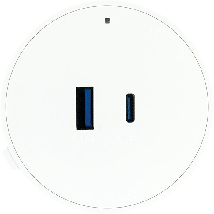 Steckdosen-/USB-Adapter für Stromschienen