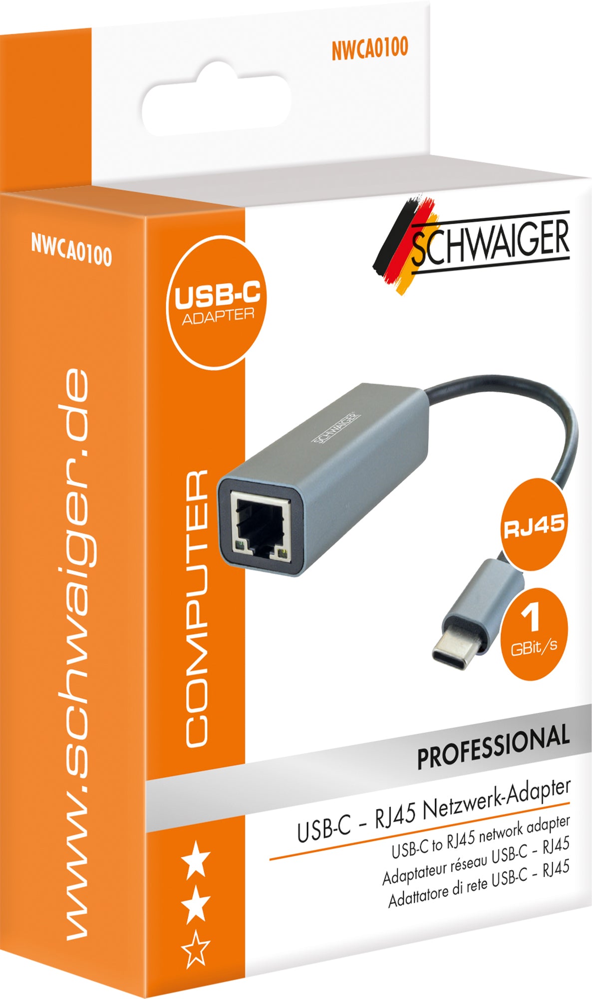 USB-C auf RJ45 Netzwerkadapter
