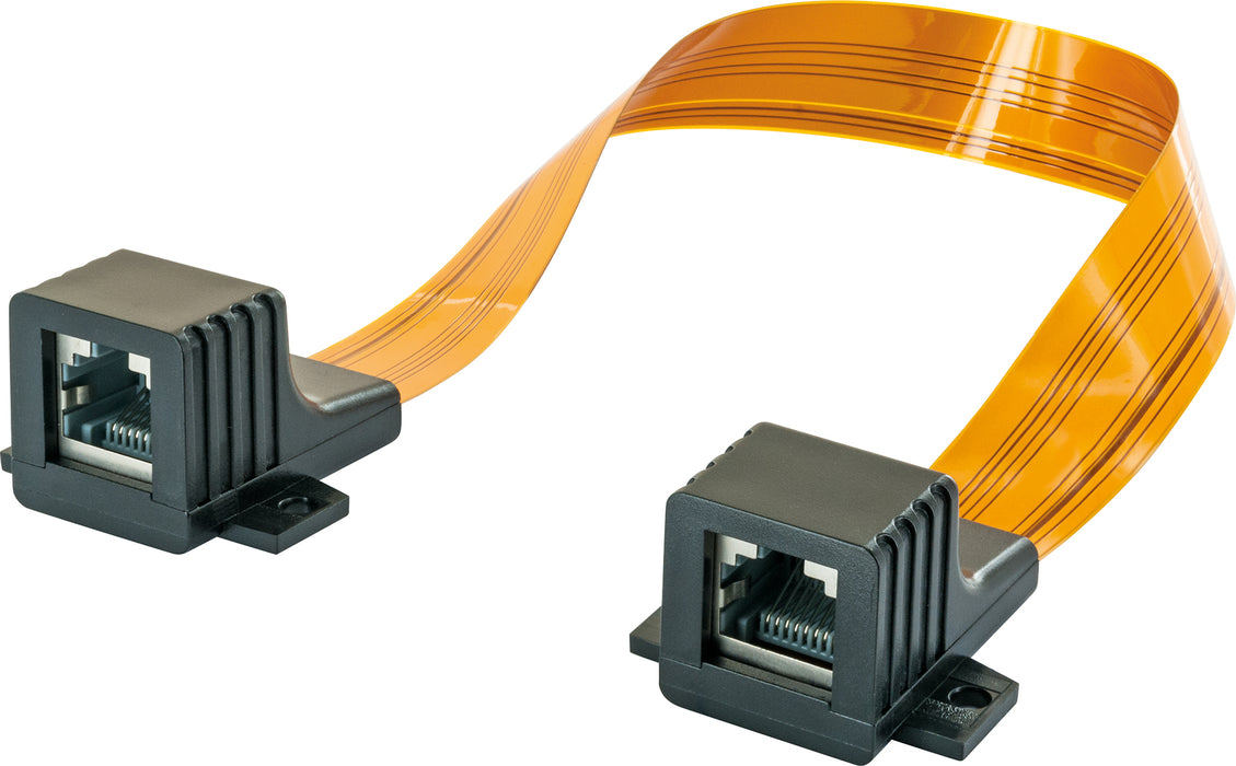 RJ 45 network window feedthrough