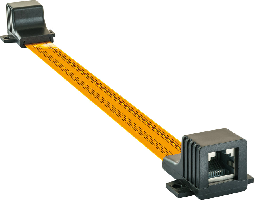 RJ 45 network window feedthrough