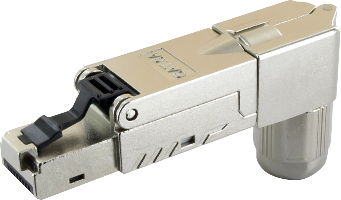 Netzwerkstecker CAT6A gewinkelt