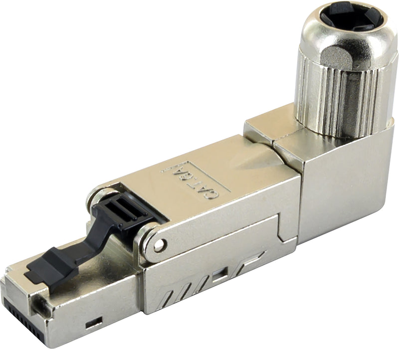 Netzwerkstecker CAT6A gewinkelt