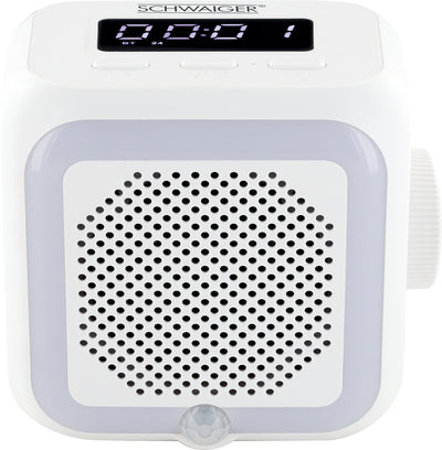 Steckdosenradio mit Lichtsensor und Beleuchtung