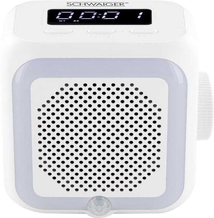 Steckdosenradio mit Lichtsensor und Beleuchtung