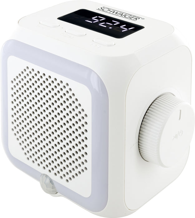 Steckdosenradio mit Lichtsensor und Beleuchtung