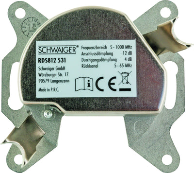 Multimedia Durchgangsdose 12 dB