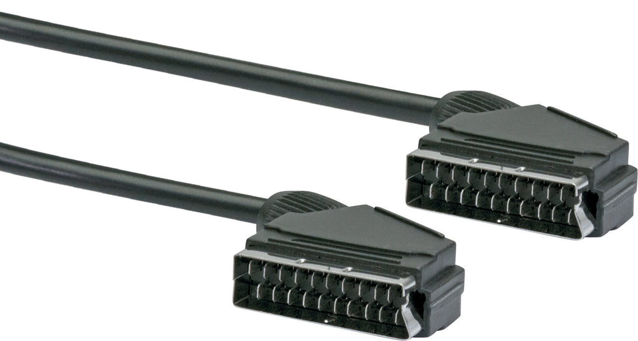 SCART Anschlusskabel Ø 6,8 mm 1,5/2 m schwarz