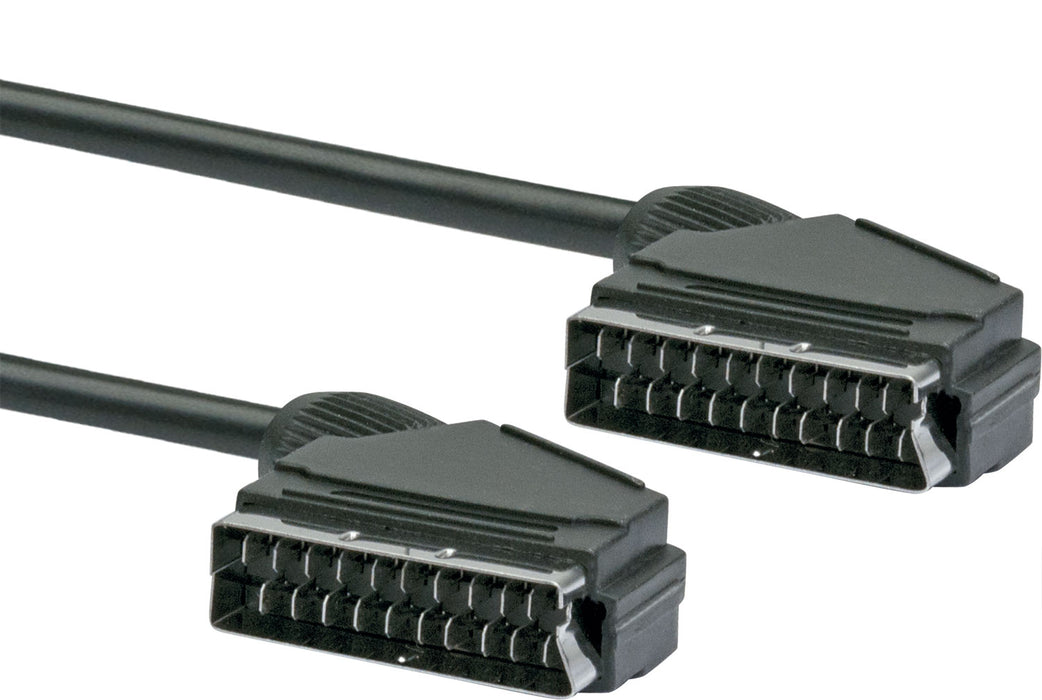 SCART Anschlusskabel Ø 6,8 mm 1,5/2 m schwarz