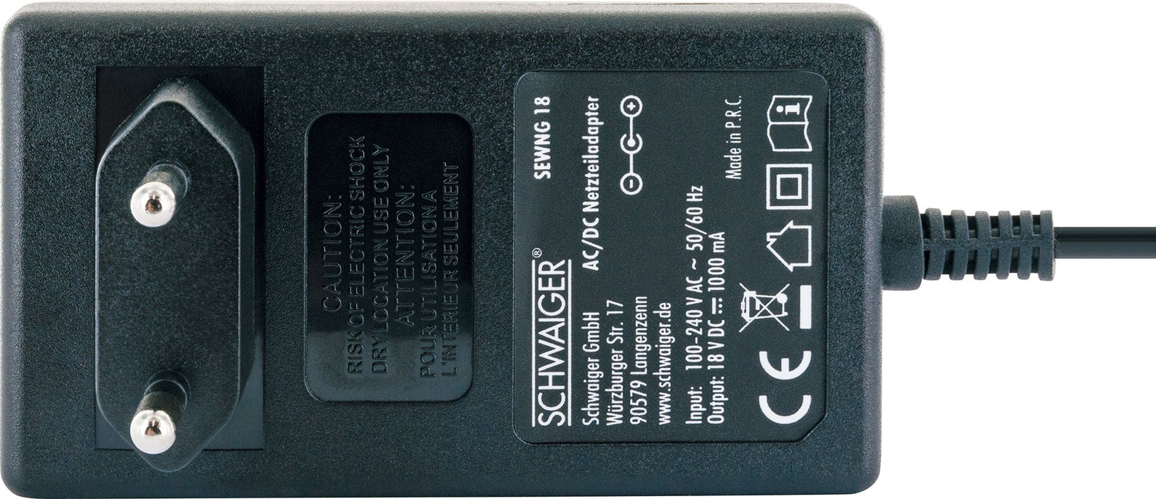 Steckernetzgerät Multischalter 18 V