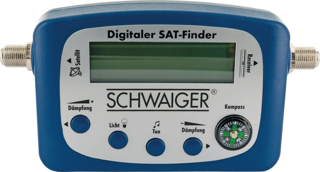 SAT finder with LCD display