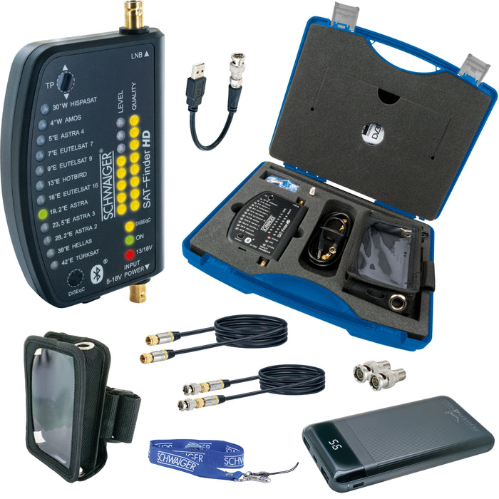 Sat Finder HD Set im Transportkoffer