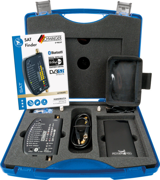 Sat Finder HD Set im Transportkoffer