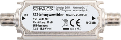 SAT IF line amplifier (20 dB)