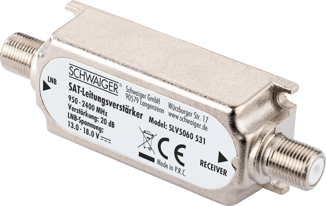 SAT-Leitungsverstärker 20dB
