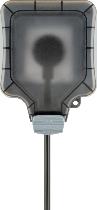 Außensteckdose für Winkelstecker