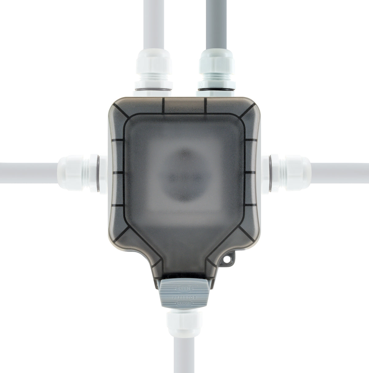 Außensteckdose für Winkelstecker