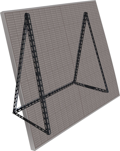 Alu Solarmodul Ständerwerk schwarz