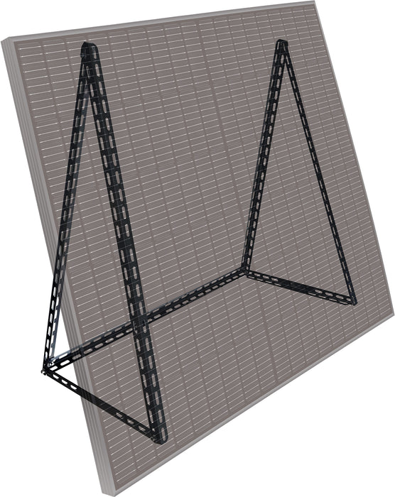 Alu Solarmodul Ständerwerk schwarz