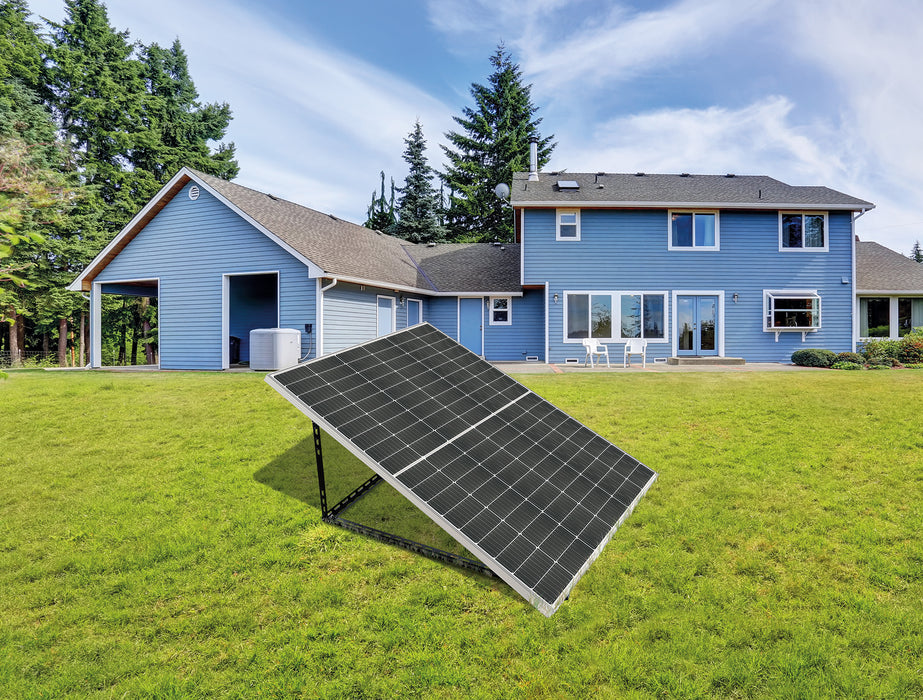 Alu Solarmodul Ständerwerk schwarz