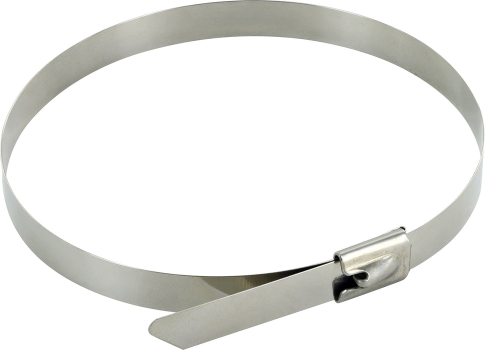 10er-Set Edelstahlkabelbinder, 25 cm