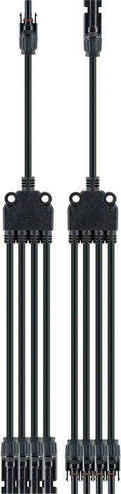 Solar Adapterkabel Set 4in1 35 cm