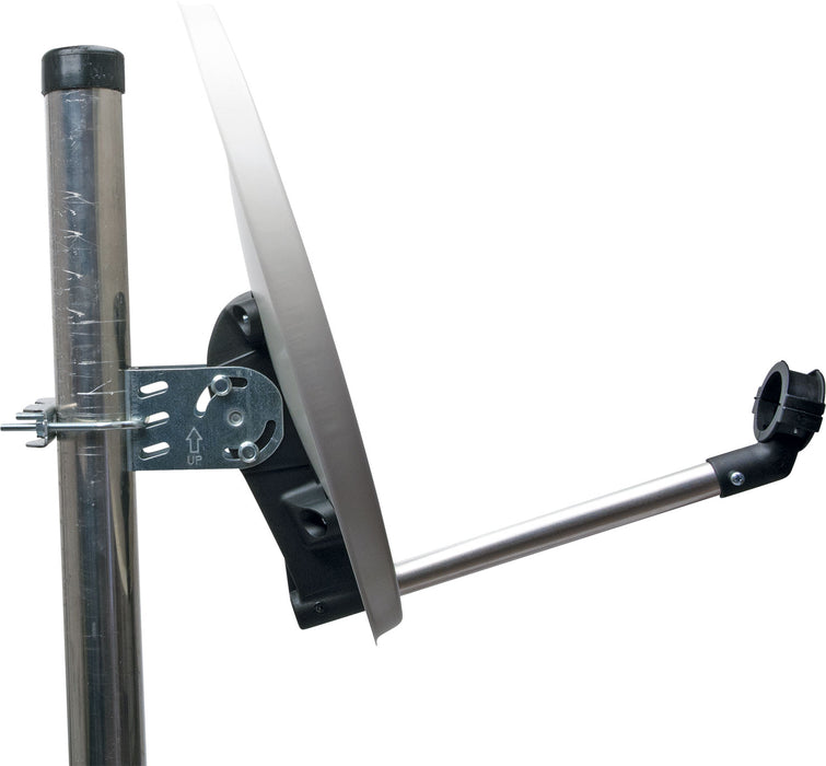 Satellitenschüssel 40 cm Stahl Hellgrau