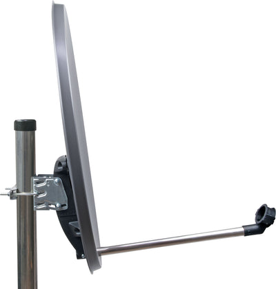 Stahl Satellitenschüssel 60 cm anthrazit