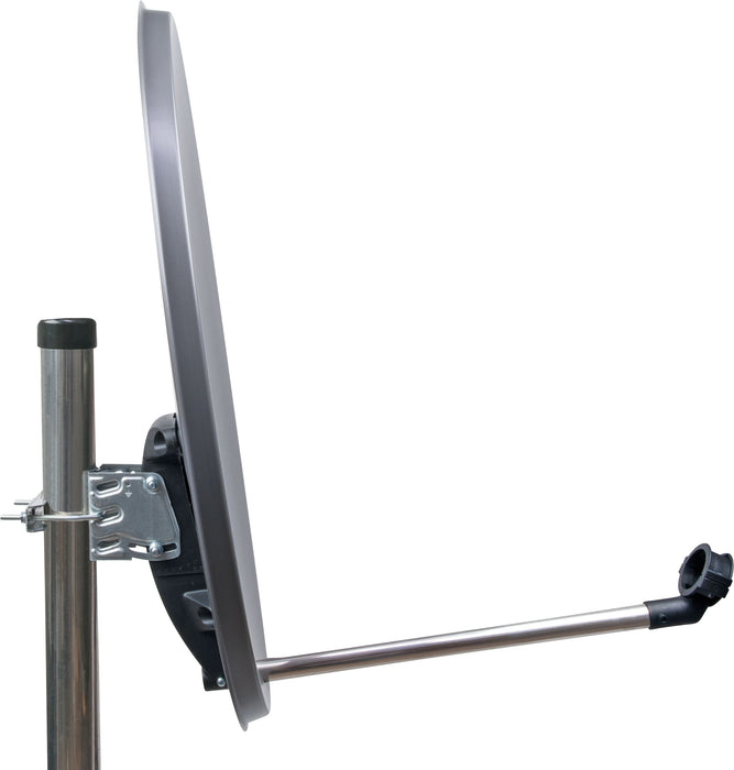 Stahl Satellitenschüssel 60 cm anthrazit