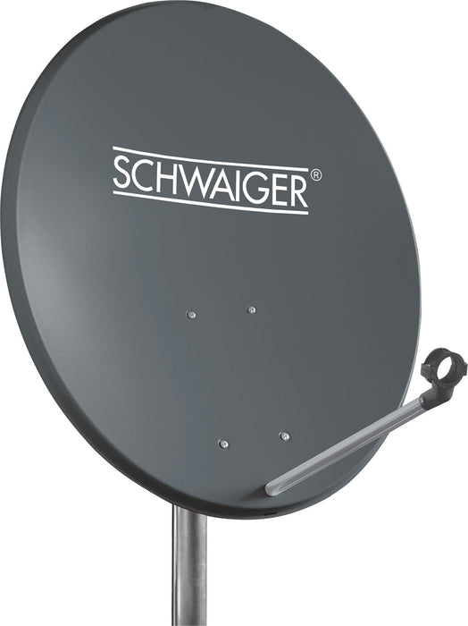 Stahl Satellitenschüssel 60 cm anthrazit