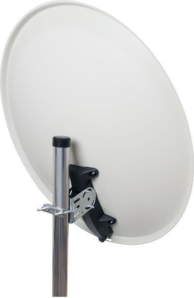 Satellitenschüssel Stahl Hellgrau 72 cm