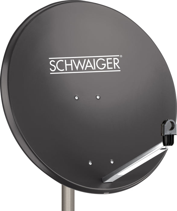 Stahl Satellitenschüssel 80 cm anthrazit