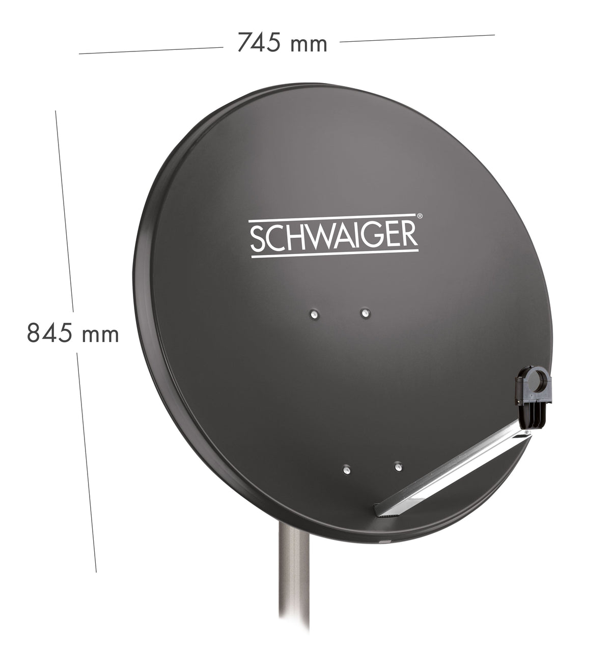 Steel offset antenna (75 cm)