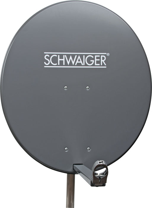 Satellitenanlage Set Anthrazit Aluminium 80 cm