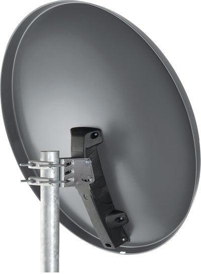 Aluminium Satellitenschüssel 80 cm anthrazit