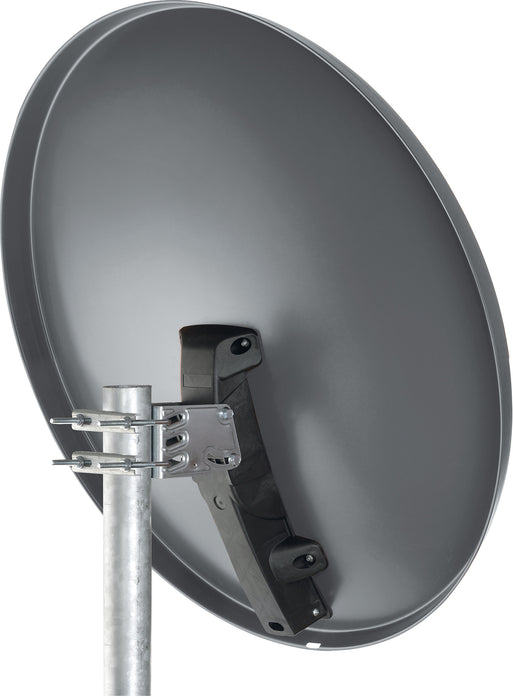 Aluminium Satellitenschüssel 80 cm anthrazit