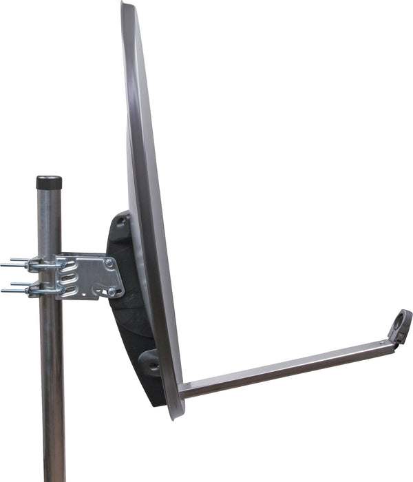 Aluminium Satellitenschüssel 80 cm anthrazit