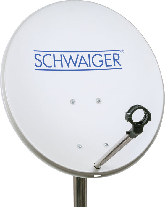 Stahl Satellitenschüssel 60 cm Hellgrau
