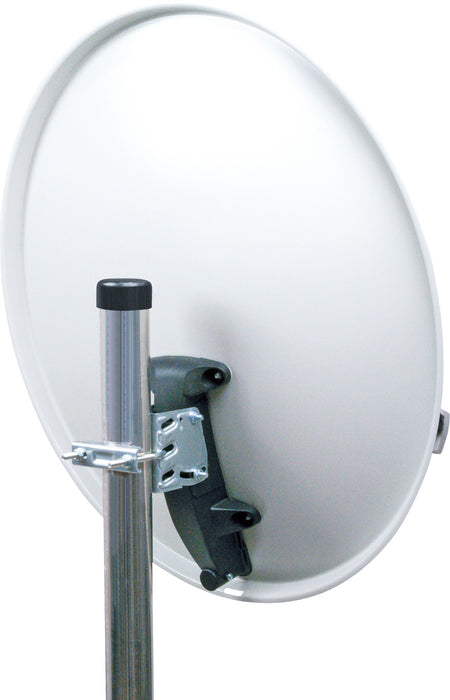 Stahl Satellitenschüssel 60 cm Hellgrau