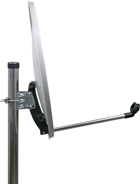 Stahl Satellitenschüssel 60 cm Hellgrau