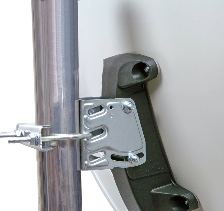 Stahl Satellitenschüssel 60 cm Hellgrau