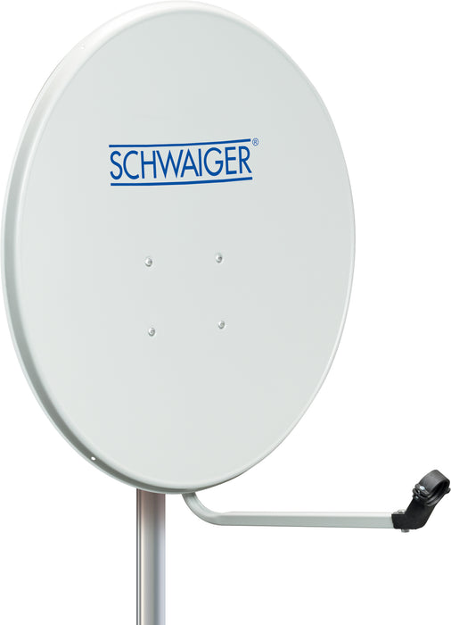 Stahl Satellitenschüssel 70 cm Hellgrau